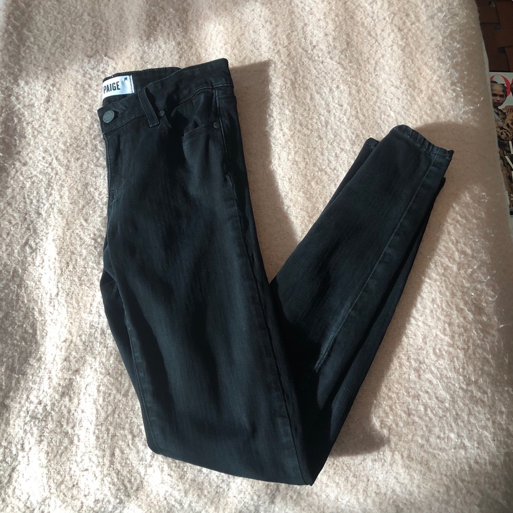 Paige Verdugo Ultra Skinny Jeans Black